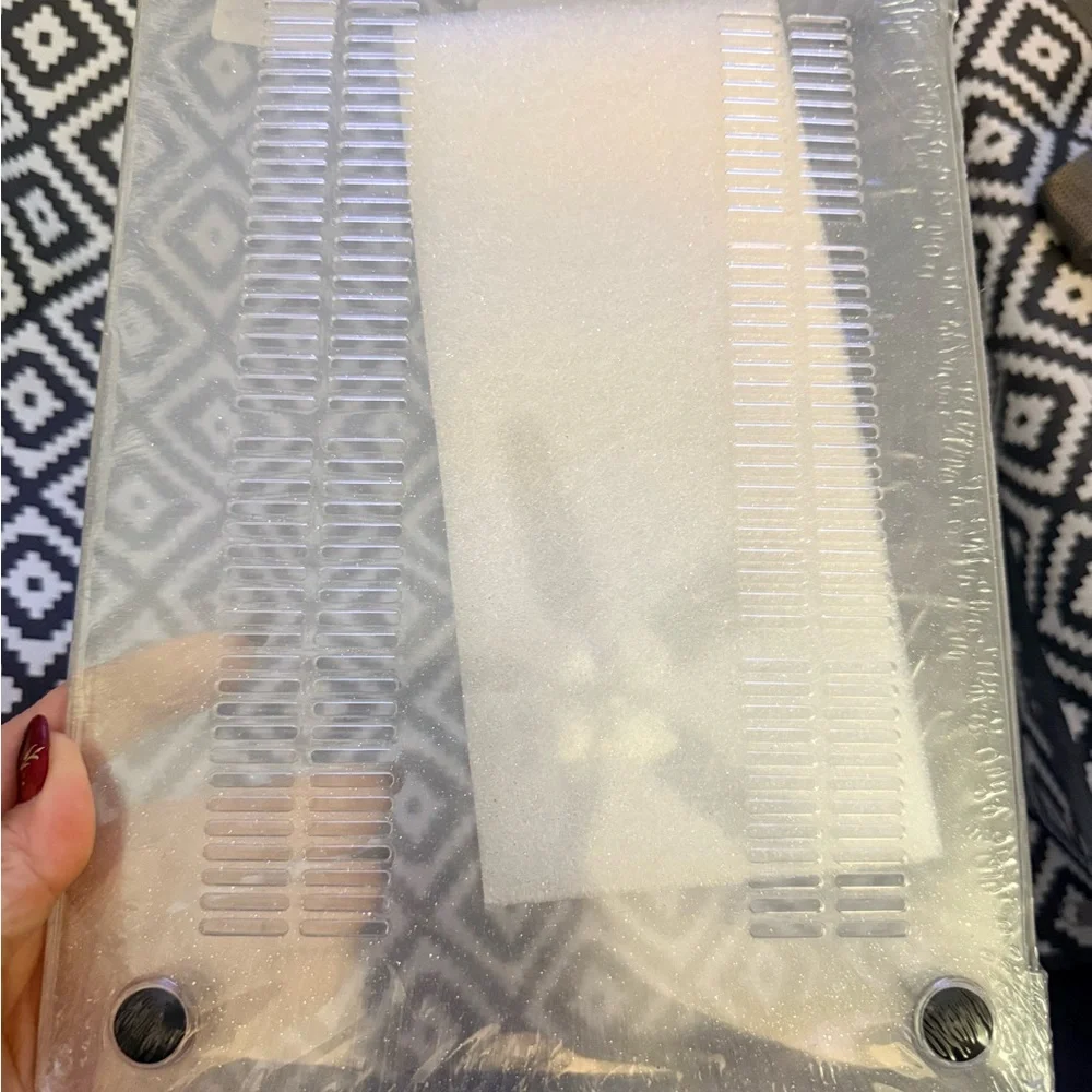 Glitter Clear Protective MacBook Air 13” Case